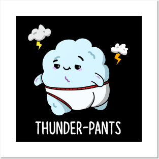 Thunderpants Cute Fart Cloud Pun Posters and Art